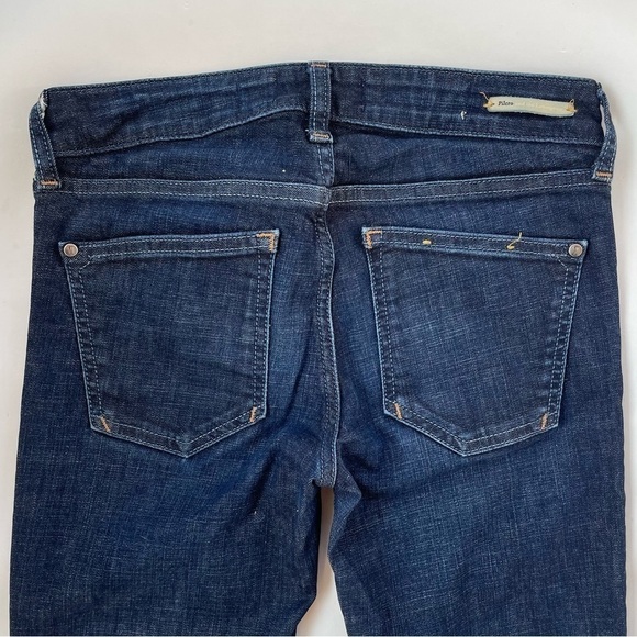 Anthropologie Pilcro & the Letterpress Stet Mid-rise Jeans Dark Rinse Size 25 - Picture 8 of 12